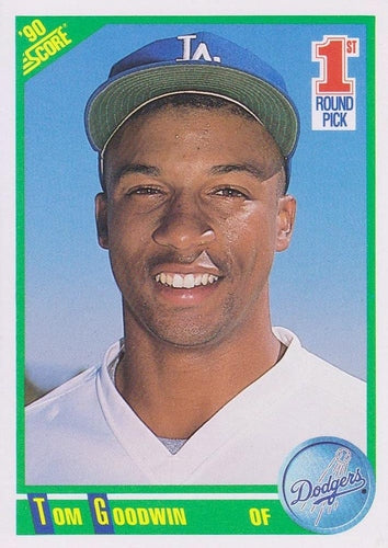 #668 Tom Goodwin - Los Angeles Dodgers - 1990 Score Baseball