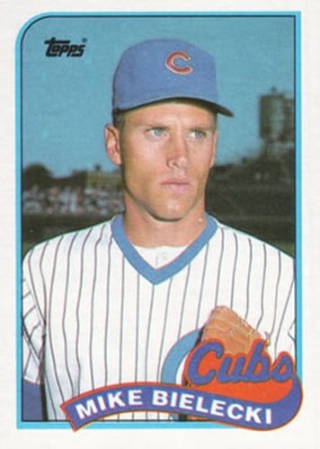 #668 Mike Bielecki - Chicago Cubs - 1989 Topps Baseball