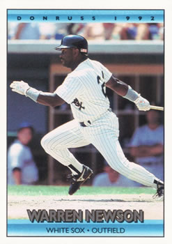 #668 Warren Newson - Chicago White Sox - 1992 Donruss Baseball