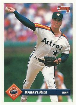 #668 Darryl Kile - Houston Astros - 1993 Donruss Baseball