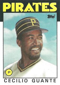 #668 Cecilio Guante - Pittsburgh Pirates - 1986 Topps Baseball