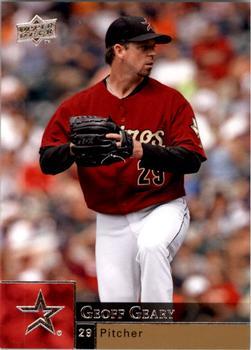 #668 Geoff Geary - Houston Astros - 2009 Upper Deck Baseball