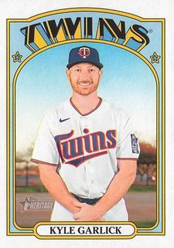#668 Kyle Garlick - Minnesota Twins - 2021 Topps Heritage Baseball