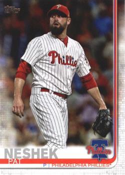 #668 Pat Neshek - Philadelphia Phillies - 2019 Topps Baseball