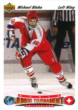 #669 Michael Blaha - Switzerland - 1991-92 Upper Deck Hockey