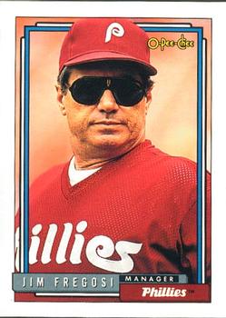 #669 Jim Fregosi - Philadelphia Phillies - 1992 O-Pee-Chee Baseball
