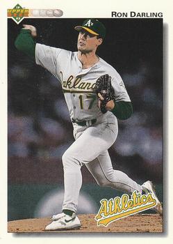 #669 Ron Darling - Oakland Athletics - 1992 Upper Deck Baseball
