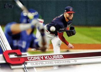 #669 Corey Kluber - Cleveland Indians - 2017 Topps Baseball