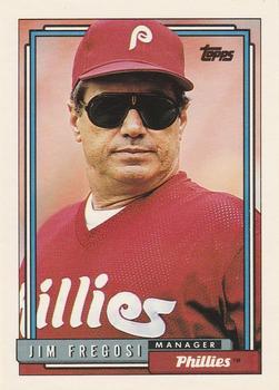 #669 Jim Fregosi - Philadelphia Phillies - 1992 Topps Baseball