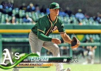 #669 Matt Chapman - Oakland Athletics - 2018 Topps Baseball