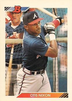 #669 Otis Nixon - Atlanta Braves - 1992 Bowman Baseball