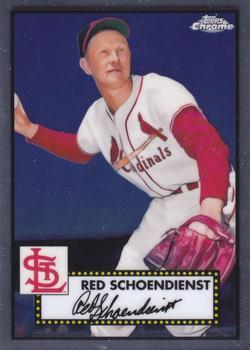 #669 Red Schoendienst - St. Louis Cardinals - 2021 Topps Chrome Platinum Anniversary Baseball