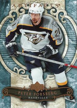#66 Peter Forsberg - Nashville Predators - 2007-08 Upper Deck Artifacts Hockey