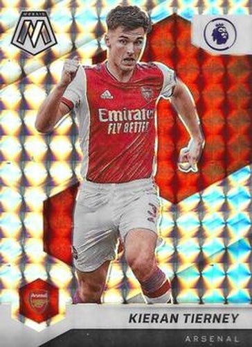 #66 Kieran Tierney - Arsenal FC - 2021-22 Panini Mosaic Premier League - Mosaic Soccer