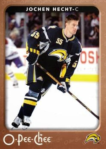#66 Jochen Hecht - Buffalo Sabres - 2006-07 O-Pee-Chee Hockey
