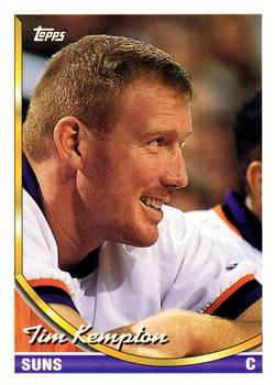 #66 Tim Kempton - Phoenix Suns - 1993-94 Topps Basketball