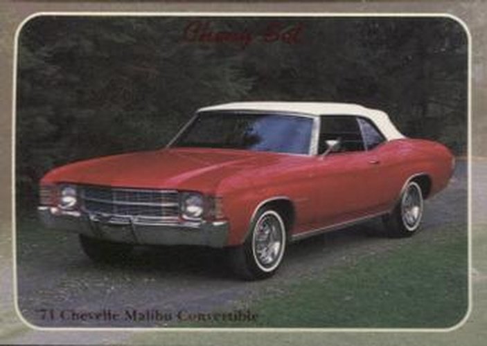 #66 71 Chevelle Malibu Convertible - 1992 Collect-A-Card Chevy