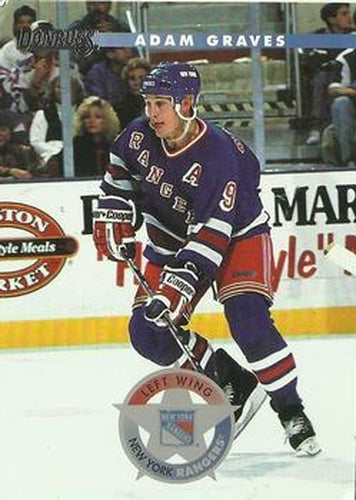 #66 Adam Graves - New York Rangers - 1996-97 Donruss Hockey