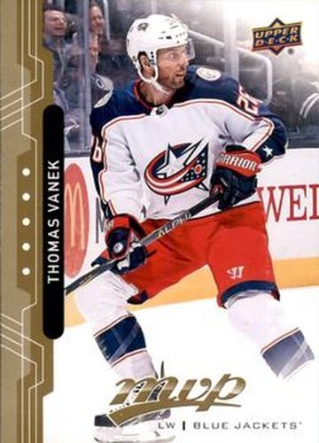 #66 Thomas Vanek - Columbus Blue Jackets - 2018-19 Upper Deck MVP Hockey