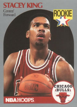 #66 Stacey King - Chicago Bulls - 1990-91 Hoops Basketball