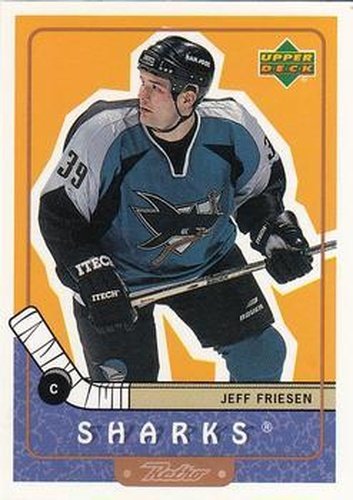 #66 Jeff Friesen - San Jose Sharks - 1999-00 Upper Deck Retro Hockey