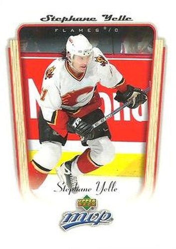 #66 Stephane Yelle - Calgary Flames - 2005-06 Upper Deck MVP Hockey