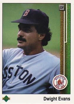 #366 Dwight Evans - Boston Red Sox - 1989 Upper Deck Baseball