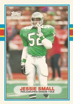 #66T Jessie Small - Philadelphia Eagles - 1989 Topps Traded Football
