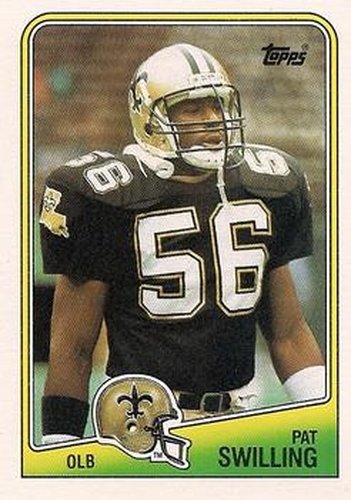 #66 Pat Swilling - New Orleans Saints - 1988 Topps Football