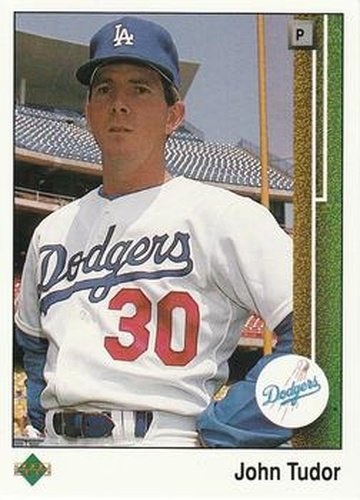 #66 John Tudor - Los Angeles Dodgers - 1989 Upper Deck Baseball