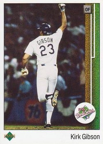 #666 Kirk Gibson - Los Angeles Dodgers - 1989 Upper Deck Baseball