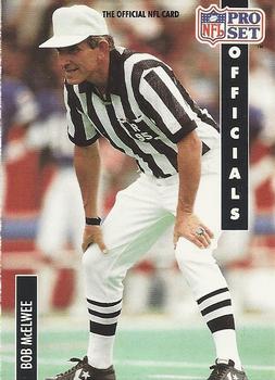 #366 Bob McElwee - - 1991 Pro Set Football
