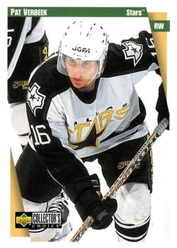 #66 Pat Verbeek - Dallas Stars - 1997-98 Collector's Choice Hockey