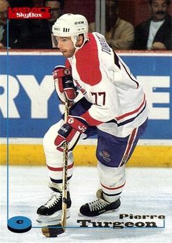 #66 Pierre Turgeon - Montreal Canadiens - 1996-97 SkyBox Impact Hockey