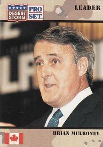 #66 Brian Mulroney - 1991 Pro Set Desert Storm
