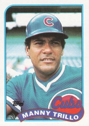 #66 Manny Trillo - Chicago Cubs - 1989 Topps Baseball