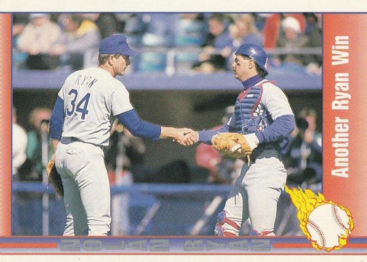 #66 Another Ryan Win - Texas Rangers - 1991 Pacific Nolan Ryan Texas Express I Baseball