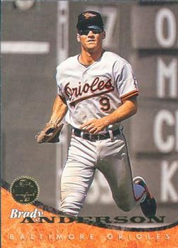 #66 Brady Anderson - Baltimore Orioles - 1994 Leaf Baseball