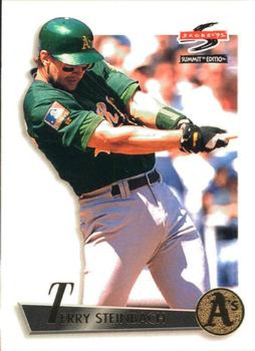#66 Terry Steinbach - Oakland Athletics - 1995 Summit Baseball