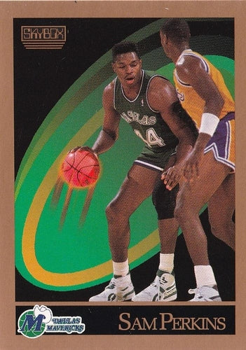 #66 Sam Perkins - Dallas Mavericks - 1990-91 SkyBox Basketball