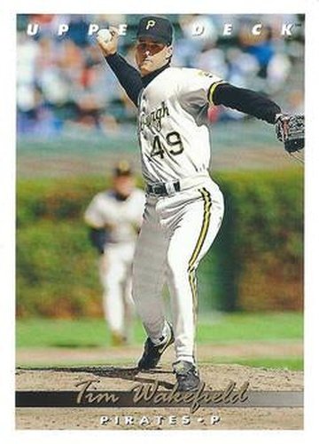 #66 Tim Wakefield - Pittsburgh Pirates - 1993 Upper Deck Baseball