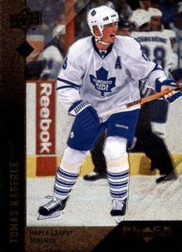 #66 Tomas Kaberle - Toronto Maple Leafs - 2009-10 Upper Deck Black Diamond Hockey
