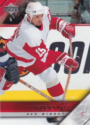 #66 Steve Yzerman - Detroit Red Wings - 2005-06 Upper Deck Hockey