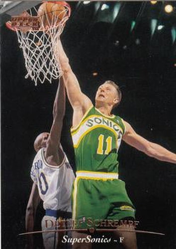 #66 Detlef Schrempf - Seattle SuperSonics - 1995-96 Upper Deck Basketball