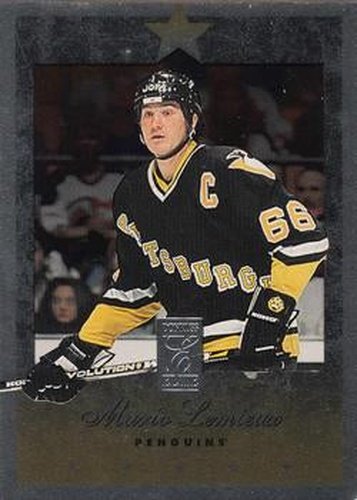 #66 Mario Lemieux - Pittsburgh Penguins - 1995-96 Donruss Elite Hockey
