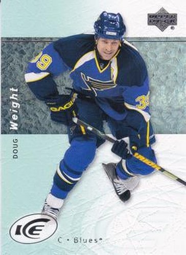 #66 Doug Weight - St. Louis Blues - 2007-08 Upper Deck Ice Hockey