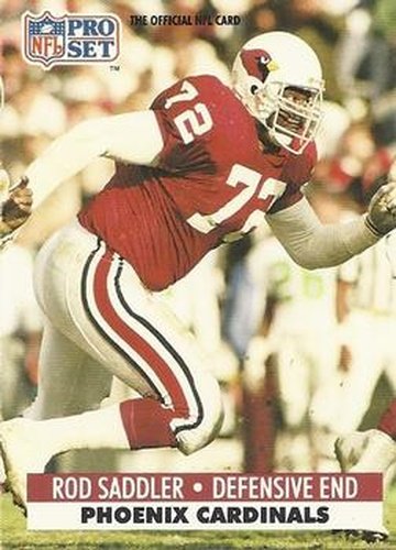 #266 Rod Saddler - Phoenix Cardinals - 1991 Pro Set Football