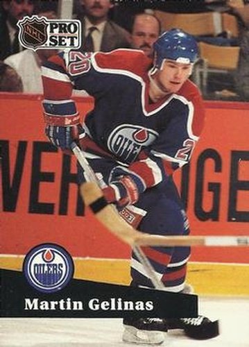 #66 Martin Gelinas - 1991-92 Pro Set Hockey