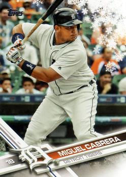 #HMW66 Miguel Cabrera - Detroit Tigers - 2017 Topps Holiday Baseball