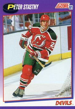 #66 Peter Stastny - New Jersey Devils - 1991-92 Score American Hockey